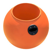 Orange ball with vacuum holder